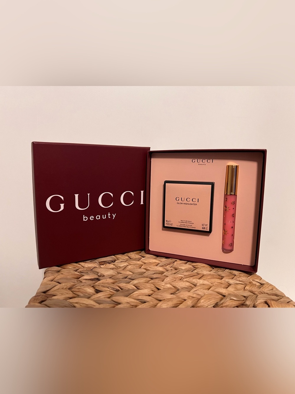 Gucci Beauty 2-Piece Glow Highlighter & Lip Gloss Gift Set